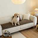 Linear Grid Couch Cover for Dogs Non-Slip - Thick Wear-Resistant Pet Sofa Protector for 3 Cushion Couch Large Silicone Particles Washable Furniture Mat for Dogs Cats Sectional, Size: 27.6" x 82.7"