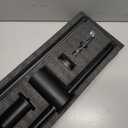 Battery Operated Wall Sconces Set of Two with Remote Control; 40 Inch Rechargeable Wireless Dimmable Wall Lights; Black Cordless Wall Sconce for Living Room Hallway Bedroom 2 Pack