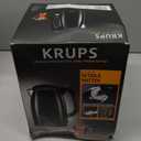 KRUPS: 1.5L Electric Kettle, Cool Touch Stainless Steel Interior, 1500 Watt, Fast Boiling, one cup in 80 seconds, Double Wall, Fast Boiling, Auto Off, Keep Warm, Cordless Black (1.6 Quarts)