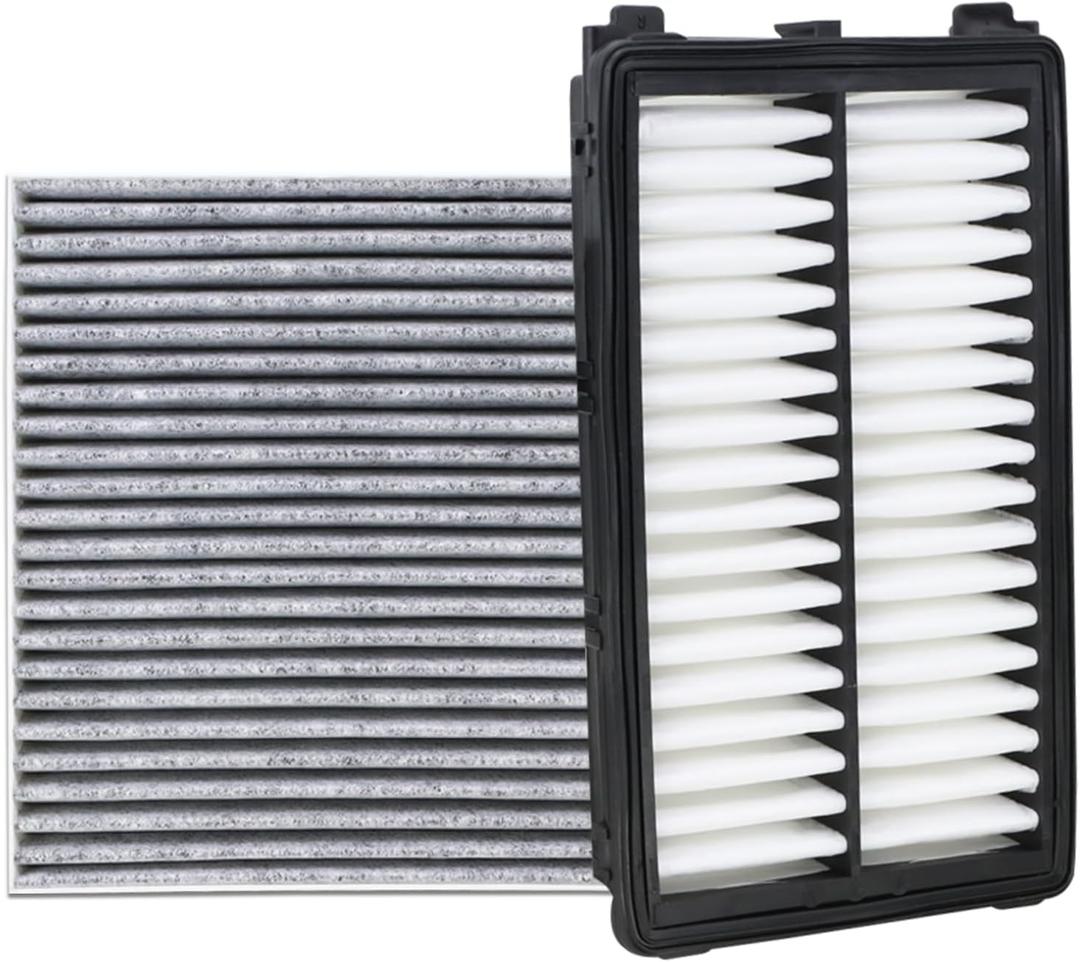 28113-L1000 Engine Air Filter and 97133-L0000 Cabin Air Filter kit Compatible with 2022-2025 Hyundai Tucson 2021-2025 Santa Fe 2020-2025 Sonata 2021-2025 Kia K5 Sorento Not For Hybrid
