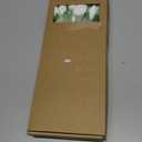 ONLY ART 20pcs White Artificial Tulip Flowers with Soft Latex Materials for Home & Kitchen Decoration New Year Spring