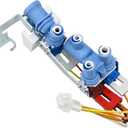 WR57X30890, WR57X30891 Refrigerator Water Inlet Valve Compatible with ge(not all models): GSS25GSHNCSS, GSS25GYPFCFS, GSS25GMHKCES, GNE25JYKGFFS etc. Replaces PS12727426, WR57X26569, AP6891693, 2 Pcs