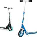 LaScoota Kick Scooter for Adults & Teens. Perfect for Youth 12 Years and Up & Razor A5 Lux Kick Scooter for Kids Ages 8+ - 8" Urethane Wheels, Anodized Finish Featuring Bold Colors
