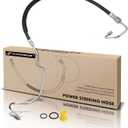 A-Premium Power Steering Pressure Line Hose Assembly Compatible with Ford Escape Mazda Tribute 2001 2002 2003 2004 V6 3.0L To Gear