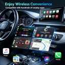 2-in-1 Wireless CarPlay Adapter for iPhone & Android, 2026 Upgraded Wireless Adapter with Zero Latency, 3 Second Auto Stable Connection,Plug & Play for 2016+ Cars with USB-A USB-C Ports