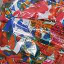 B2prity One Piece Swimdress Swimsuit for Women Tummy Control Wrap Swim Dress Modest Ruched Skirt Bathing Suit (XX-Large, Red Floral Print)