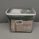 Olive Green Pleated Velvet Blackout Curtains 84 inches Long 2 Panels Set Thermal Insulated Triple Pinch Pleat Velvet Drapes Room Darkening Thick Luxury Modern Minimalism Forest Green Christmas Decor