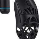 EPOMAKER Carbon X Wireless Gaming Mouse, 400 to 30,000 DPI Adjustable, PAW3950 Sensor, 50g Lightweight, Carbon Fiber Shell, 2.4G/BT/USB-C Rechargeable Wireless Mouse for PC/Mac/Linux (Black)