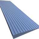 1.5" Rise Rubber Threshold Ramp for Doorways Heavy Duty Wheelchair Ramp, Non-Slip 1 Pack Gray Native Rubber Power Handicap Ramp for Door Threshold Wheelchair Scooter Ramp Curb Ramp
