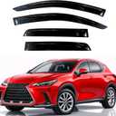 KPY Rain Guards Fit for 2022-2026 Lexus NX250 NX350 NX350h NX450h+, Out-Channel Window Visors Vent Wind Deflectors 4PC, Car Accessories for 22-26 Lexus NX Series
