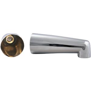 Westbrass 7" Tub Spout, Polished Chrome, E507-1F-26, 1 Pack