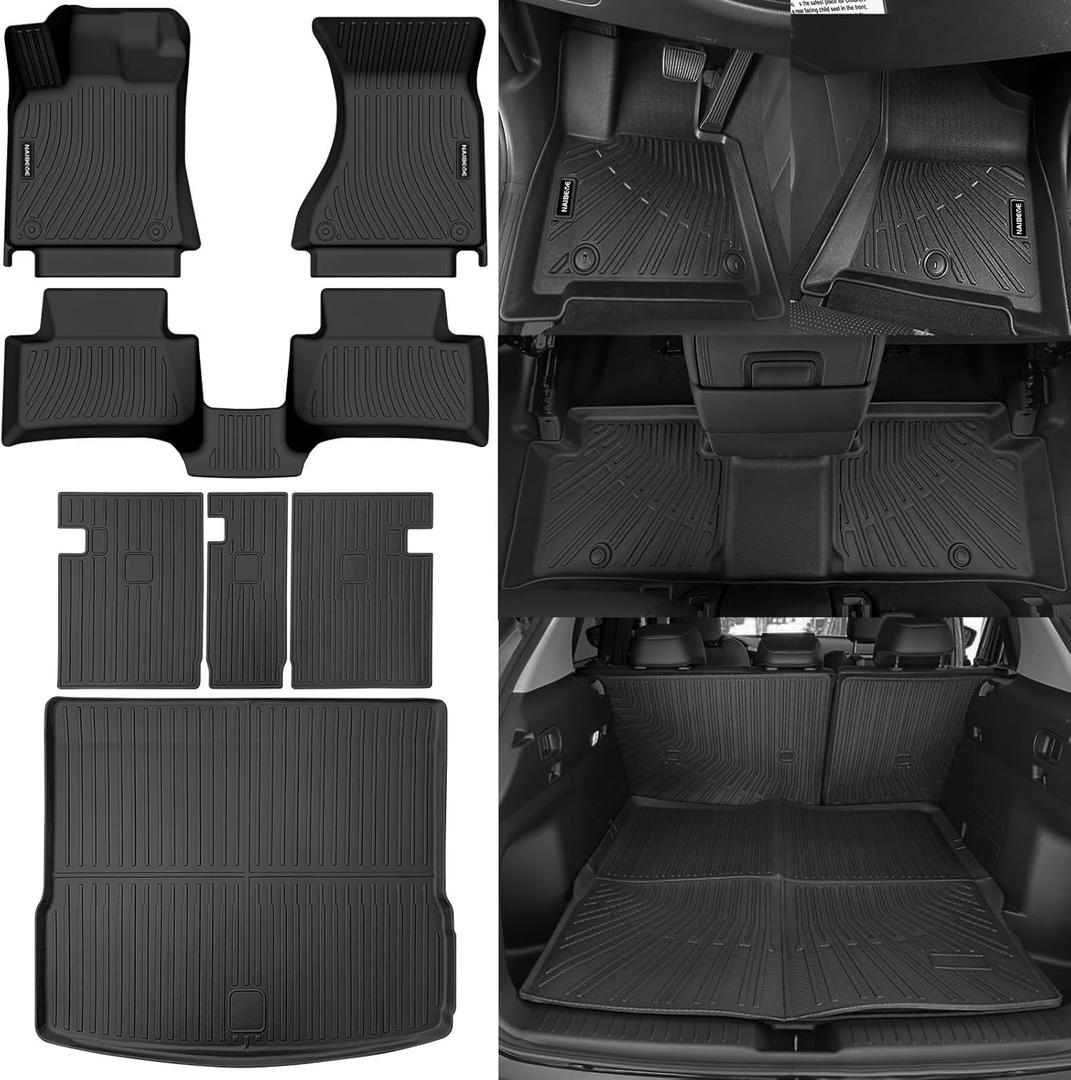 Naibeve Floor Mats for Porsche Macan 2014-2025 - All Weather Custom Fit for Porsche Macan Floor Mats & Cargo Mats & Backrest Mat Accessories Naibeve Floor Mats for Porsche Macan 2014-2025 - All Weather Custom Fit for Porsche Macan Floor Mats & Cargo Mats & Backrest Mat Accessories