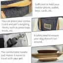 Dog Purse Carrier with Soft PillowsDog Tote Bag with Pockets and Secure Harness Clip,17 * 9.5 * 9inches for Small Dogs and Puppies,Outing,Travel,Vet