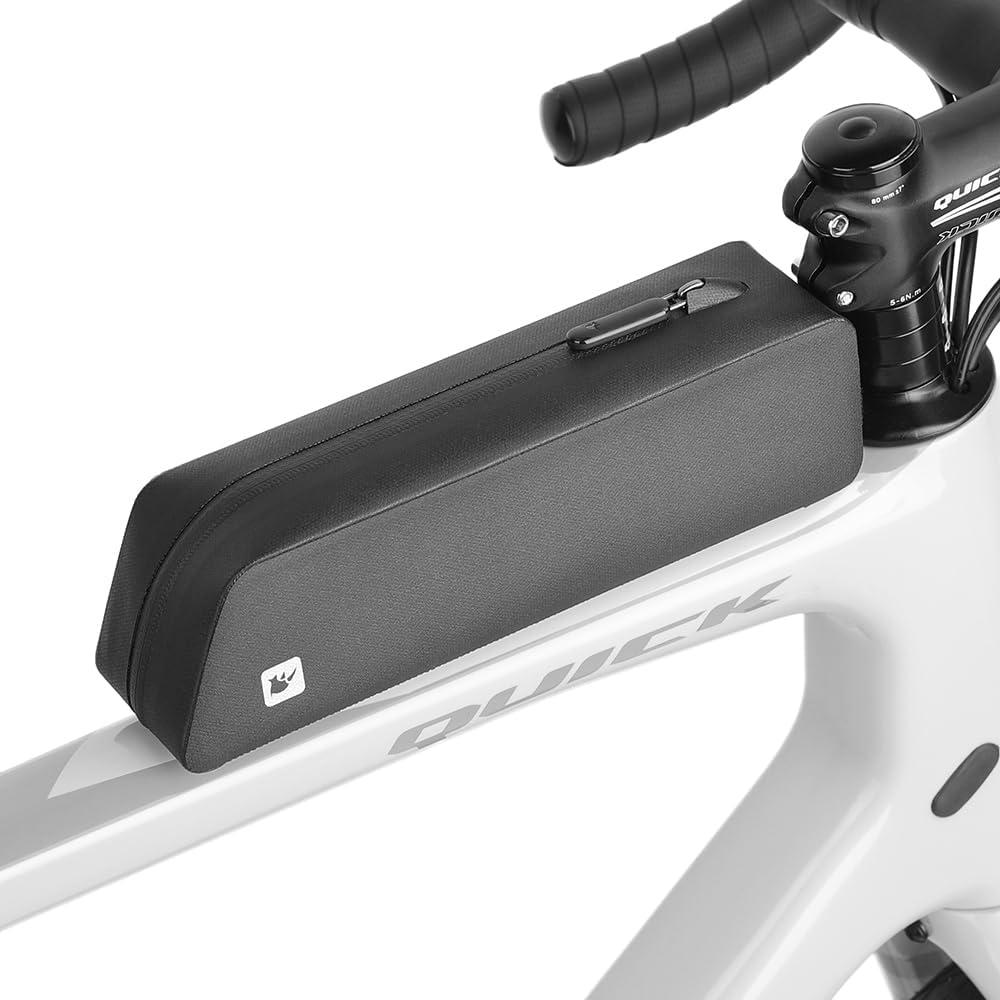 Rhinowalk Waterproof Bicycle Top Tube Bag Bike Front Frame Pack Lightweight Bolt-On Screw Cycling Upper Pipe TPU Pouch for Mountain Road Bike Fixed Gear Bike Rhinowalk Waterproof Bicycle Top Tube Bag Bike Front Frame Pack Lightweight Bolt-On Screw Cycling Upper Pipe TPU Pouch for Mountain Road Bike Fixed Gear Bike