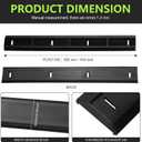 731-08171 Snow Thrower Scraper Plate Bar Replacement for MTD Snow Shovel Wear Strip, Shave Plate Compatible with MTD, Troy-Bilt, Yard Machine, Cub Cadet, Craftsman Snow Thrower, 2 Pcs.