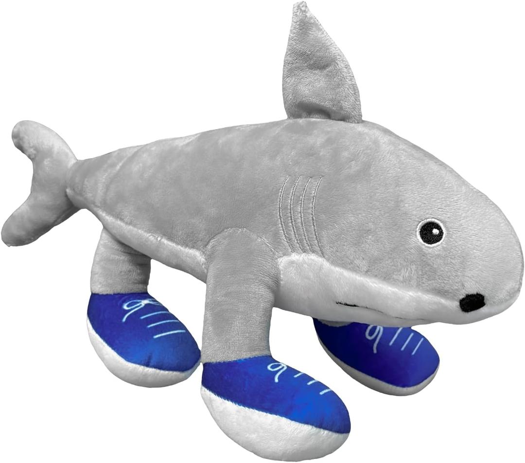 Italian Brainrot Inspired Plush Toy 14 Inches Tung Tung Tung Sahur Plush Soft Stuffed Meme Dolls for Collectors, Aesthetic Dcor & Funny Gift Ideas (Tralalero Tralala)