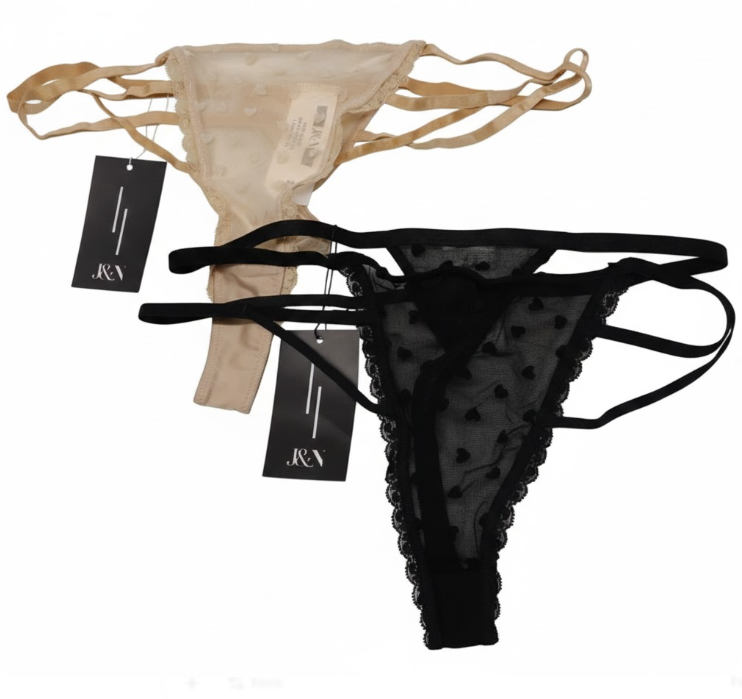 Jamie and Nayah Women pack of 2 thongs XXL