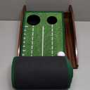 Putting Green Putting matt for Indoors Golf Putting Mat - Indoor Putting with Ball. Putting matt for Golf Practice, Portable and Easy to Clean. Great Gift