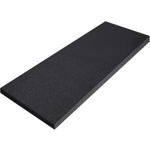 Amylove 1 Pack Polyurethane Foam 2" x 24" x 72" High Density Cushion Upholstery Foam Sheet for Seat Replacement DIY Projects Chairs Headboards Sofas Home(Black)