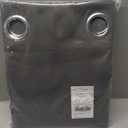 NICETOWN Grey Blackout Patio Sliding Door Curtains 84 inch Length, Grommet Room Divider Thermal Insulated Curtain Drapes for French Door/Living Room (Gray, W100 x L84, 1 Panel)