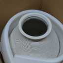 12” Ceramic Distressed Vase Handcrafted Rustic Neutral Decorative Floor Vases Home Decor Accent for Living Room, Dining Table, Entryway or Shelf Styling