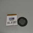 Black Snap-in Shower Drain Cover,Hidrop 4-1/4" OD Round Shower Strainer Grid, Easy-to-Install Replacement Cover Stainless Steel Matte Black