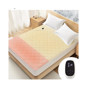 Heated Mattress Pad Quilted Multizone Electric Mattress pad Individual Body & Feet Bed Warmer 9 Heat Settings 1-12 Hours Auto Off Deep Pocket Fast Heating Machine Washable Twin Plus 39''x80''