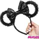 Disney Minnie Christmas Headband and Light-Up Necklace Set  Kids Holiday Accessory Gift Set, Ages 3+