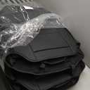 Kaomim Fit RAV4 Car Seat Covers Set for Toyota RAV4 2019 2020 2021 2022 2023 2024 2025 LE,XLE,XLE Premium Limited Automotive Cushion Protector Replacement, Waterproof Faux Leather(Full Set,Black&Red)