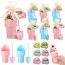 24 Pack Ice Cream Party Favors for Kids Including 24 Plastic Ice Cream Bowls and 24 Spoons with Have a Cool Summer Cards for Children Sundae Frozen Yogurt Summer Holiday Pool Beach Parties Supplies