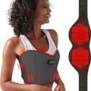 Red Light Therapy Device for Chest  130 LEDs 660nm, Vibration Massage, 3 Heat Levels (95F /104F/113F)  Alleviate Breast Pain and Inflammation