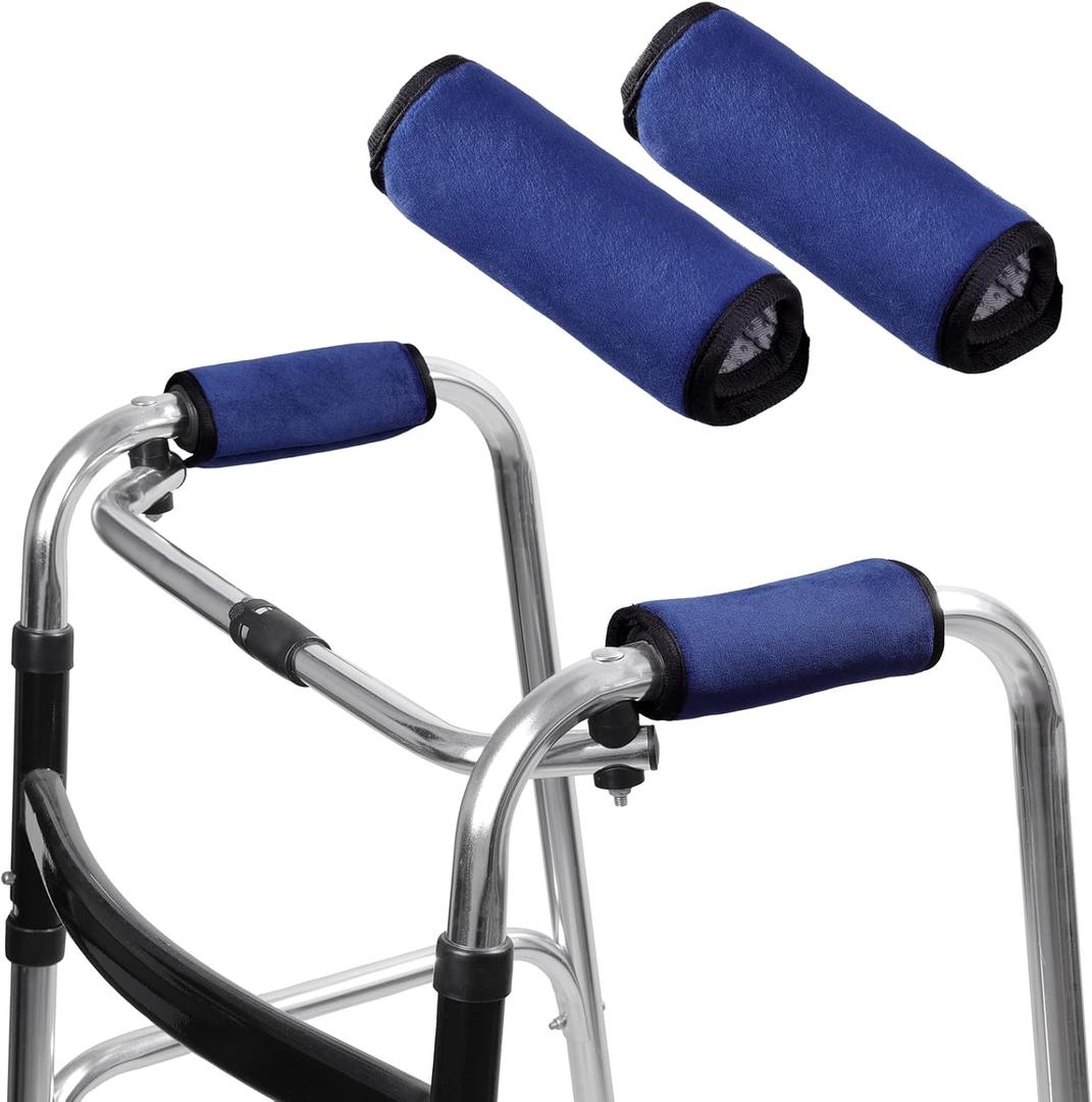 2 Pack Walker Handle Cushions Walker Grip Covers Pads Walker Padded Hand Grip Covers for Rolling Wheelchair Walker Elderly Grippers Rollator Handle 2 Pack Walker Handle Cushions Walker Grip Covers Pads Walker Padded Hand Grip Covers for Rolling Wheelchair Walker Elderly Grippers Rollator Handle