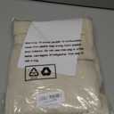 LAMIT Semi Sheer Linen Curtains 54 Inch Length 2 Panels, Beige Light Filtering Panels Back Tab and Rod Pocket Neutral Drapes for Kitchen/Window/Dining Room, 52 x 54 Inch