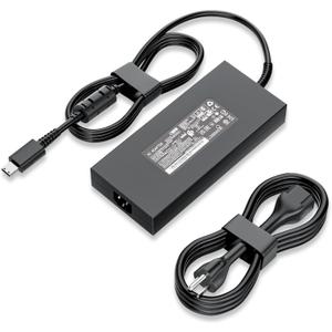 230W 240W USB Tip Laptop Charger Fit for Chicony MSI A17-230P1B GE66 GE76 Raider GP66 GP76 Leopard Gaming Laptop Creator Pro Z16 HX Studio Z16P Z17 HX Studio A17-230P1A 957-1541XP-108 Power Supply