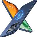 TORRAS Magnetic Slim-Fit for iPhone 16 Pro Max Case 6.9 inch, Ultra-Thin 16 ProMax Phone Case Compatible with MagSafe, Light Anti-Scratch Matte Hard PC Bayer OriginFit, Navy Blue