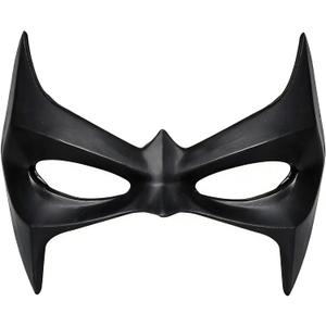 Voyiparty Bat Mask, Black Halloween Adult Costume, Male Party Character Makeup for Dance Party Props, Standard Size