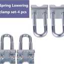 Adjustable Coil Spring Lowering-Leveling Clamp Kit -4 Coil Spring Stabilizes Set for Car Coil Spring Suspension