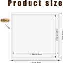 100 Pcs Adhesive Label Pockets, 3.5 * 3.5 Inch Clear Label Holder for Storage Bins for Classroom Organizing