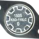 WB20X10060 Microwave Thermostat Disc 110 Switch Compatible with GE Replacements 2695749 AP5589582 PS3507639 EAP3507639