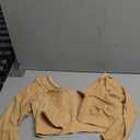 FeelinGirl Arm Shaper for Women Post Surgery Arm Lipo Compression Sleeves Slimming Arm Front Closure Shapewear Bra.Size M