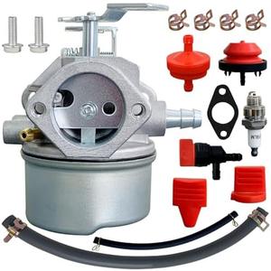 Ruixing OEM 640052 Carburetor for Tecumseh HMSK80 HMSK90 HMSK100 LH318SA LH358SA Snow Blower Thrower 8HP 9HP 10HP Engine replaces 640054 640349 640058 640058A Ariens st824 ST1032 ST624 Snowblower