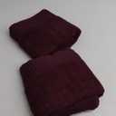 GLAMBURG 100% Cotton 2 Pack Oversized Bath Towel Set 28x55 Inches, Ultra Soft Highly Absorbant Compact Quickdry & Lightweight Large Bath Towels, Ideal for Gym Travel Camp Pool - Burgundy (2 Pack Bath, Burgundy)