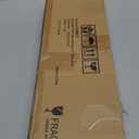 Wallniture Brix Wine Glass Holder Under Cabinet Kitchen Organization and Storage for Kitchen Decor, Black Iron 17 Inch Set of 2