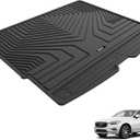 3W Cargo Liner Fit Volvo XC60 2018-2024 2025 TPE All Weather Custom Fit Volvo XC60 Tunk Mat Accessories Black