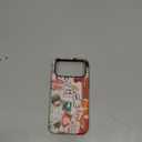 MERRO for iPhone 17 Pro Max Case - Wireless Charging Compatible - Dual-Layer Hard Shell & Silicone Cover - Protective Phone Case with Cute Wildflower Designs for Women - Whimsical Collage