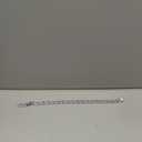 ced Out Chain Pink Rhinestones Cuban Link Necklace Women Hip Hop Miami Curb Cuban Chain Rapper Necklaces Jewelry Gift 1E8SD 16 Inch