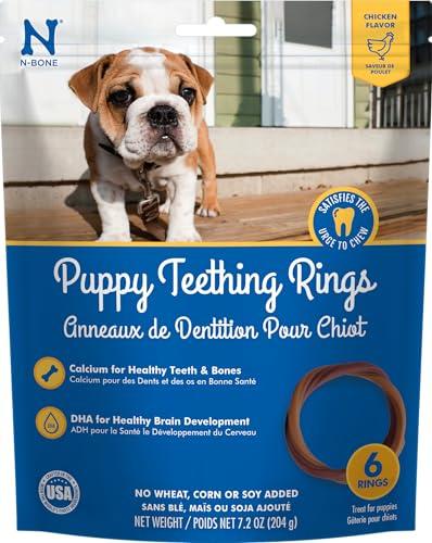 N-Bone Puppy Teething Ring Chicken Flavor (1 Pack Of 6 Rings) (113048) Feb 2025 BBD: 02/15/25