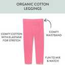 HonestBaby Baby-Girls Multipack Leggings Skinny, Flare and Cargo Pants Organic Cotton for Infant Baby Girls, Toddlers, Little Kids