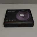 ARAFUNA Portable CD Player Bluetooth with FM Radio, 2000mAh Rechargeable CD Player for Car with LCD Screen, Anti Shock Protection Compact Player with Headphone, AUX Cable (Black)