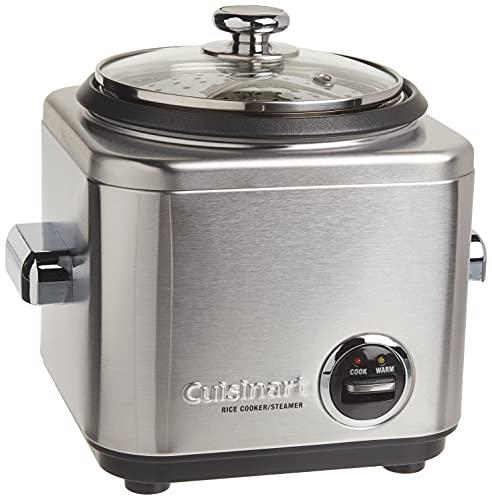 Amazon.com: Cuisinart CRC-400P1 4 Cup Rice Cooker, Stainless Steel Exterior: Rice Steamer Cooker: Home & Kitchen